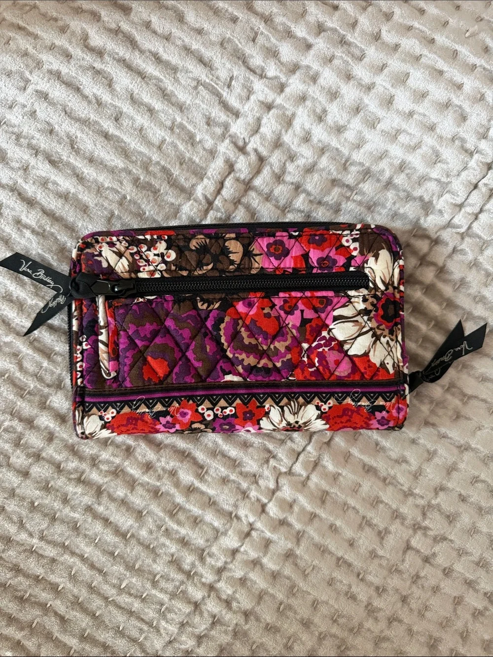 NWOT Vera Bradley Rosewood Turnlock Wallet